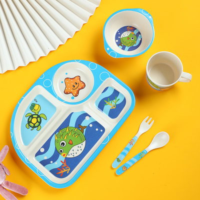 Lead Free Melamine Dinnerware Sets Child Tableware Sets Toxic Free Safe