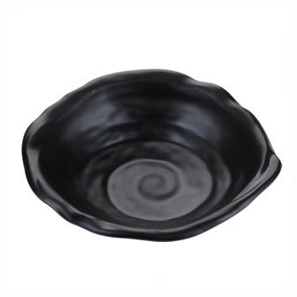 Non Toxic Black Melamine Soup Bowl in Black - Safe and Durable
