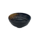 4.5&quot; Custom A5 Black Frosted Round Melamine Noodle Bowl For Hotel Party
