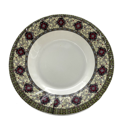 531 Series 7" Melamine Salad Plate Round And Flate Shape With Ripple