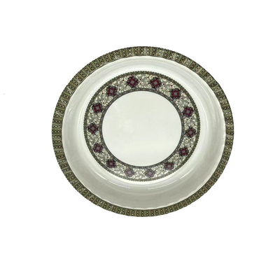 Eco Friendly Unbreakable Melamine Dinner Plates Durable Melamine Soup Plate
