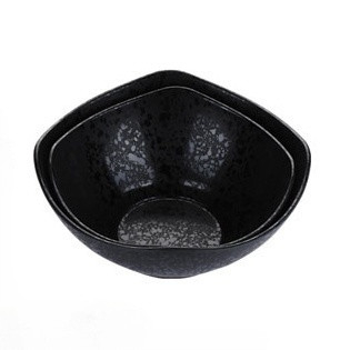 Premium and Non-toxic Black Melamine Bowl for Impressive Food Service