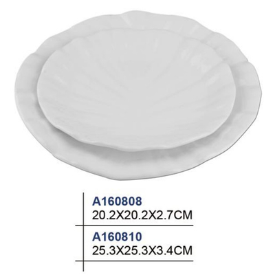 Durable Melamine Salad Plate with Easy to Clean and High Fade Resistance