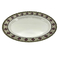 Imitation Porcelain 16&quot; Melamine Plate Oval Shape For Household